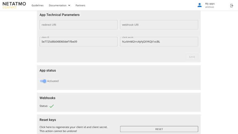 Datei:OpenHAB Netatmo App Creation 2.png